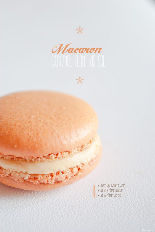 Macarons caramel fleur de sel Je dis M